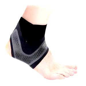 Hannea 1 Pcs Left Foot Breathable Ankle Brace for Sprained Ankle,Stabilize Ligaments,Prevent Re Injury for men & women with Adjustable Wrap