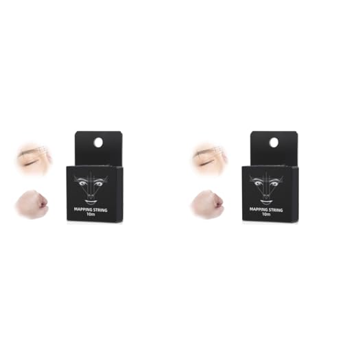 HASTHIP® Mapping String Eyebrow Tattoo Pre Coated Ink for Microblading Mapping Tool 2PCS