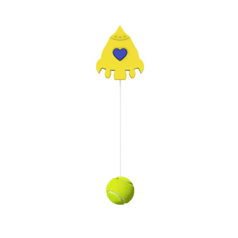 HASTHIP® Tennis Training Device with 3 Balls  Reflex Ball Speed Striking Training Tool for Hand-Eye Coordination  Over the Door Hanging Tennis Practice Equipment for Indoor & Outdoor Use