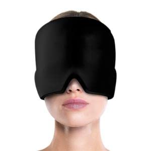 PALAY® Black Sleeping Soft Eye Mask To relief stress and Headache with cool Gel for Men and Women