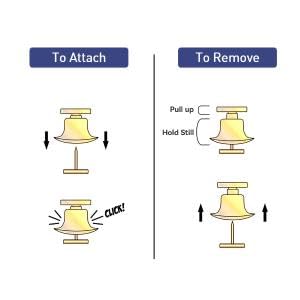 HASTHIP Pin Backs for Enamel Pins with Magnet Locking Clasp | 10pcs Metal Fridge Use