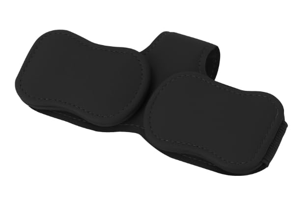 STHIRA® Sunglass Holder for Car, Sunglasses Holder Eyeglass Hanger Clip Double Clip Leather for Car Visor