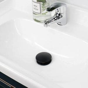 ELEPHANTBOAT Waste Coupling for Wash Basin with 4.2cm Pop Up Plug | Black Stainless Steel