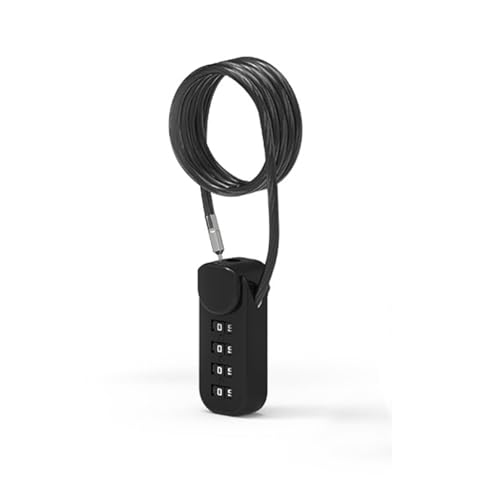 HASTHIP® Small Combination Padlock, Cable Locks with Combination, Candados para Locker, Combo Cable Lock for Luggage, Suitcase, Gym Locker, Backpack Zipper, Cabinet