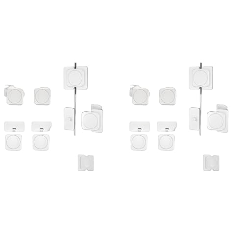 SNOWIE SOFT® 8PCS Cabinet Locks Safety for Drawer Child-Proof Lock Anti-Pinch Self Adhesive Furniture for Door Baby Products Home