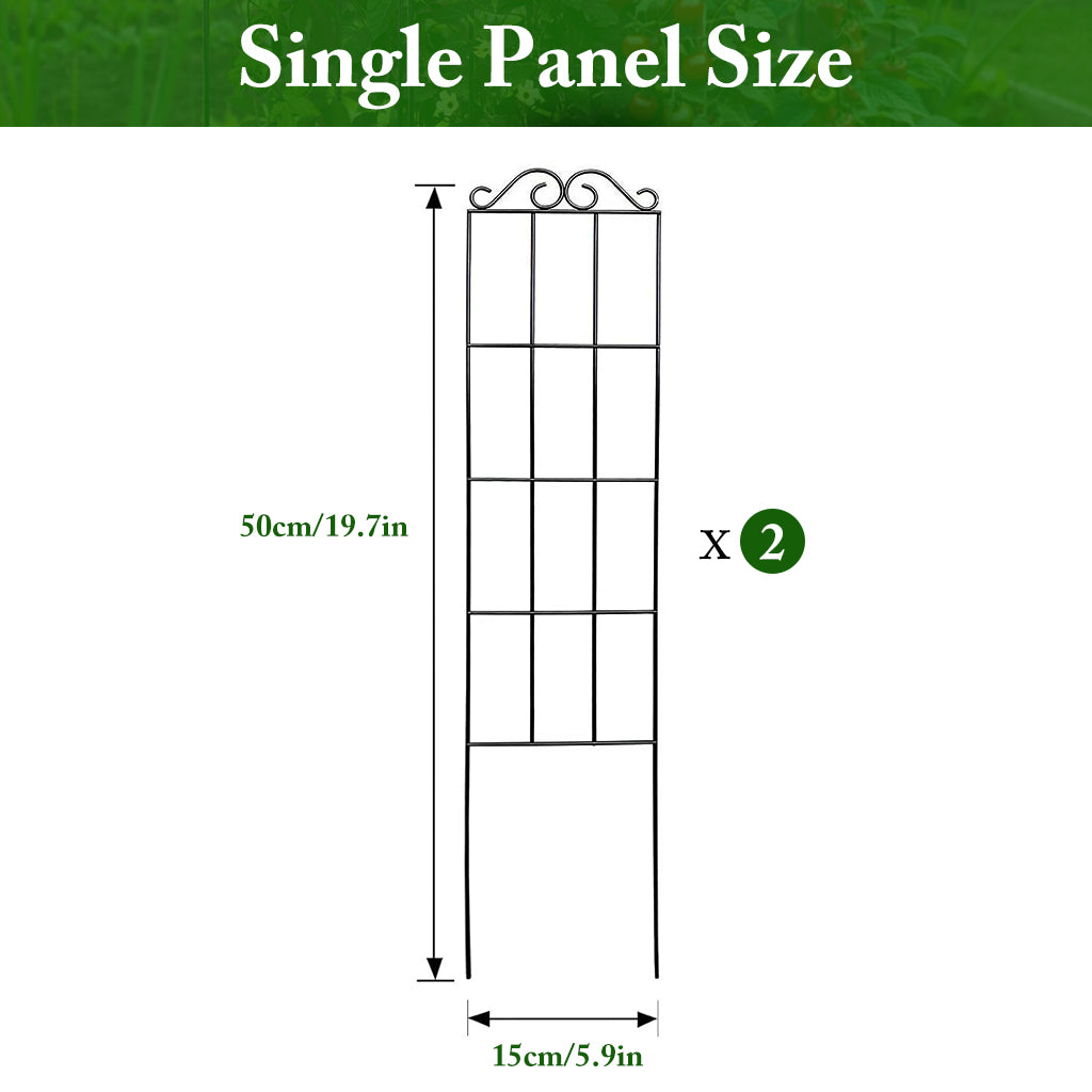 HASTHIP Metal Garden Trellis for Climbing Plants