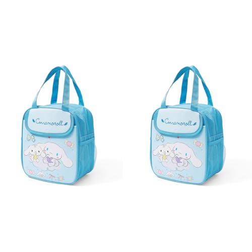 HASTHIP® Lunch Bags for Kids Cartoon Cinnamoroll Bento Box Tote with Handle Insulated for Outdoor Camping School 20x13.5x23cm 2PCS