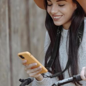 ZORBES Phone Shoulder Strap for Travel with Removable PU Cash Bag | Adjustable Polyester Design