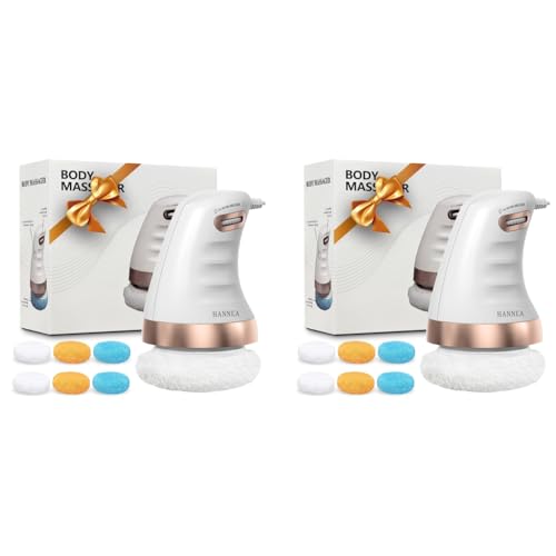 HANNEA® Body Massager Electric Shoulder Back Full for Neck Arm Lumbar Leg Vibration Muscle with Stepless Adjustment Knob Beauty Sculpt 2PCS