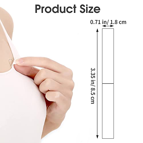 HASTHIP® 72PCS Double Sided Tape for Clothes Bra Stickers One-Off Body Skin Invisible Clear Clothing Strips 18x85mm Fabric Skin Friendly