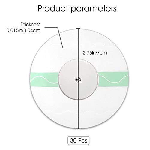 HANNEA® 60Pcs Freestyle Sensor Patches for Arm, Transparent Waterproof Adhesive Libre Covers, Hypoallergenic, Breathable, Long-Lasting 14+ Days, Sensor-Safe, Latex-Free, Easy to Apply & Remove