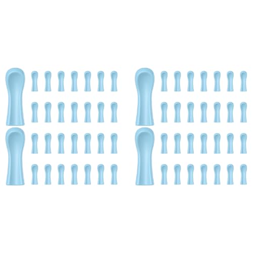 HANNEA® 60PCS Silicone Tips for Ear Wax Remover Replacement Endoscope Removal Tool 12mm Length Universal Visual Removers