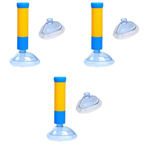 HANNEA® Anti Choking Device Choking Rescue for Kids and Adults with 2 Mask Portable Airway Suction First Aid Home Kit 3 PCS