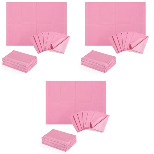 MAYCREATE® Disposable Nail Art Table Towels Mat Reusable Tissue Waterproof Tips Paper 12.7 x 17.9 Clean Pads Foldable Cushion for Salons 3 PCS