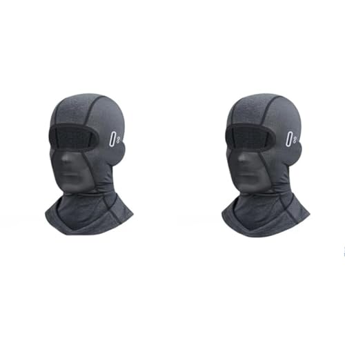 Proberos® Balaclava Face Mask, Cool-Max Head Cover Summer Neck Gaiter, UV Protector Full Cover, 4 Way Stretch face Mask Protects from Wind, Sun, Dust for Outdoor Activities 2 PCS