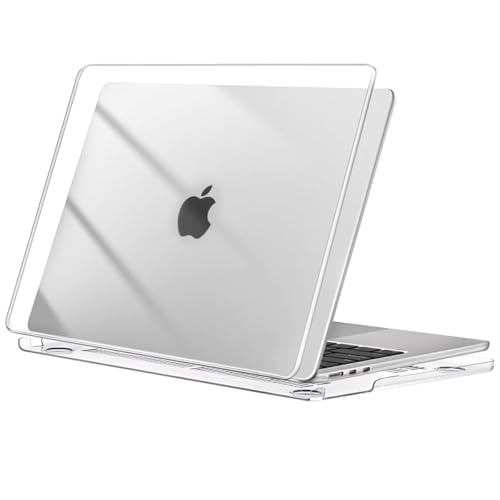 HASTHIP® Laptop Case Cover for New MacBook Air 13.6 Inch M4 A3240 M3 A3113 M2 A2681 Retina Display Touch ID 2025 2024 2022 13 Plastic Hard Shell Protective 3 PCS