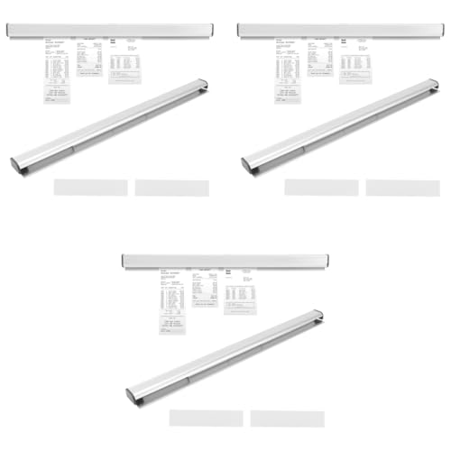 HASTHIP® Ticket Holder Receipt for Restaurant 19.6 Inches Metal Order Tab Grabber No Drill Kitchen Office Cafes Bars 3PCS