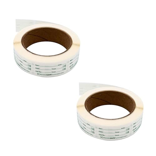 HANNEA® 250 pcs Food Storage Label Restaurant Label Sticker Catering Food Sticker for Storage Management for Container Jar Dissolvable Catering Industry