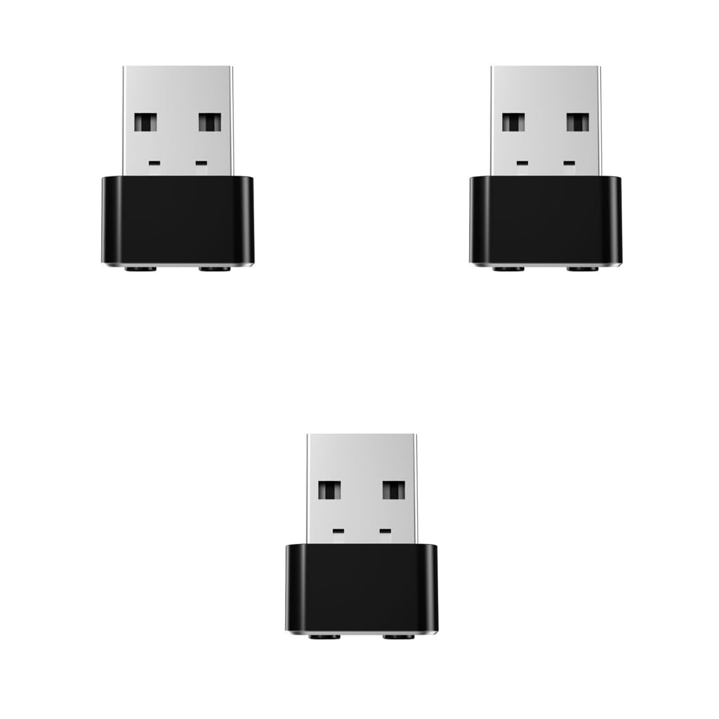 Verilux USB Mouse Jiggler for Work from Home with 3 Modes and Memory Function | 3 PCS