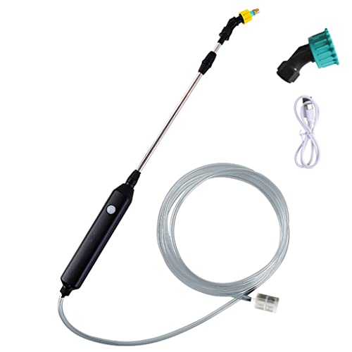 Supvox® Electric Agriculture Sprayer with 3m Pipe & 2 Nozzles, USB Rechargeable Sprayer Pump, Portable Sprayer for Gardening for Greenhouse Planting Bush Flower Agriculture