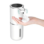 HANNEA® Auto Foaming Soap Dispenser for Bathroom, 380ml Automatic Soap Foamer Dispenser No-Touch Rechargeable Wall Mount Soap Foam Dispenser Hand Wash Handwash for Kitchen Office Public Area