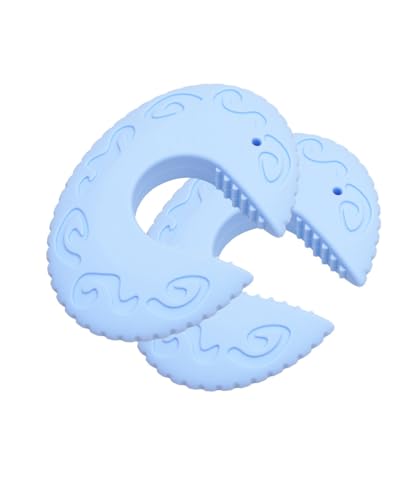 SNOWIE SOFT Silicone Door Pinch Guard and Door Slam Stopper, Durable Door Finger Pinch Guard, Prevents Finger Pinch Injuries, Slamming Doors, Door Safety for Kids, 2 Packs