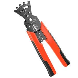 Serplex® Wire Stripper Multifunctional Wire Cutter Wire Stripper and Cutter Cable Stripping Tool Crimping Tool Wrench Tool Electric Cutting Plier Wire Crimping Tool for Terminals, Wire Cables, Screw