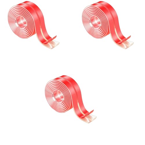 SNOWIE SOFT® 3.3Ft Transparent Corner Protector for Baby 2mm Thick Table Edge Guard Air Bubble Cushion Peel Stick Childproofing Bumper Tables Desks Cabinets Safety Products Home 3PCS