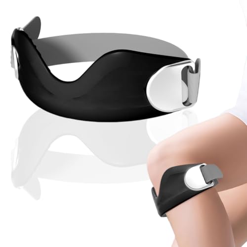 Proberos® Silicone Patella Brace Adjustable Knee Brace for for Pain Relief & Patellar Stabilizing Silicone Patella Brace for Weightlifting Running Squatting Basketball Working Out, 1 Pcs Knee Brace
