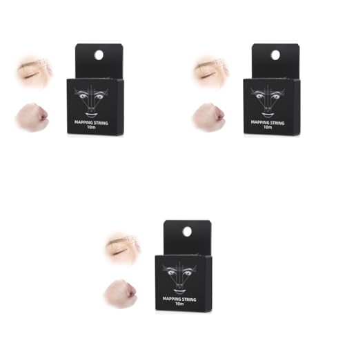HASTHIP® Mapping String Eyebrow Tattoo Pre Coated Ink for Microblading Mapping Tool 3PCS