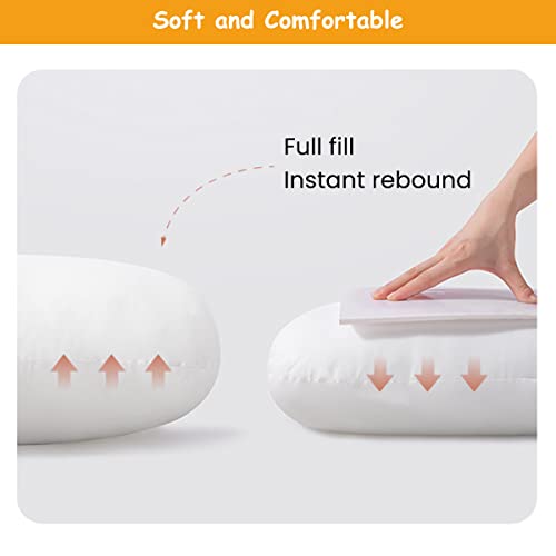 SNOWIE SOFT® Baby Feeding Pillow for Breastfeeding Nursing with Infant Support Cushion Multi-Purpose Pad Removable Neck Belt Mom Skin Friendly Fabric Polyester Cotton 2 PCS