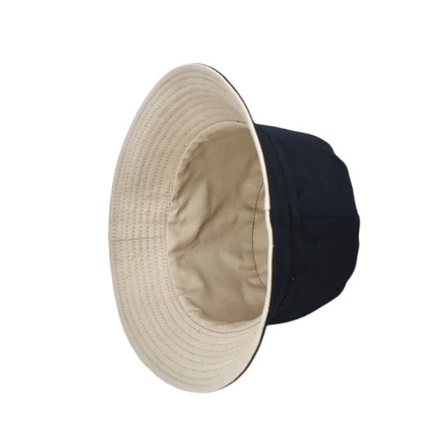 ZIBUYU® Two-Sided Men and Women Summer Travel Beach Sun Protection hat, Khaki