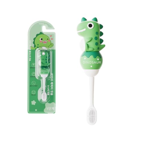 SNOWIE SOFT® Dinosaur Kids Toothbrush - Extra Soft Wide Head Toothbrush Tor Baby,0.08mm Soft Filament Toddler for Kids 2-4