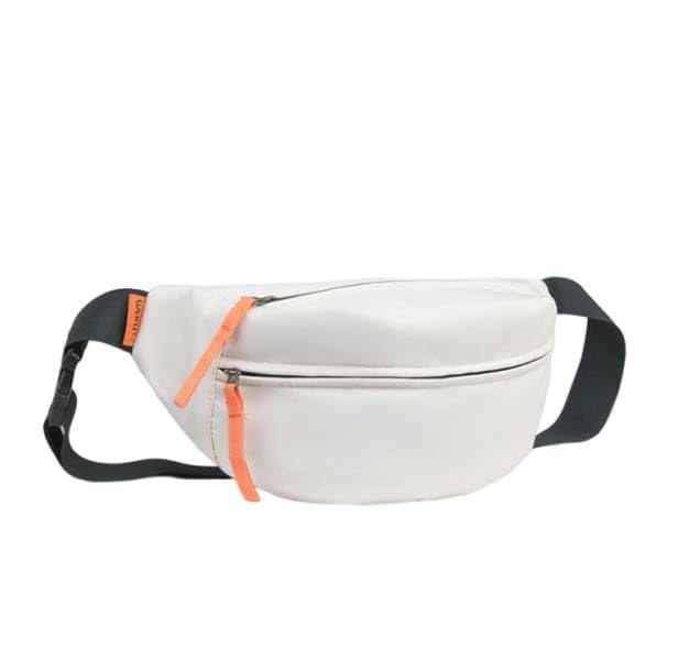 GUSTAVE Waist Bag for Travel and Daily Use featuring 2 Zipper Pouches and Adjustable Belt