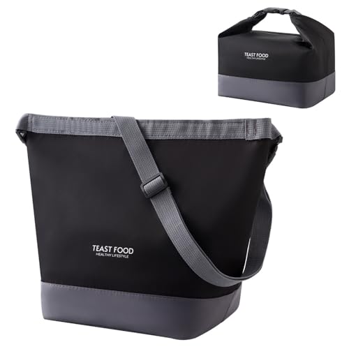 HASTHIP® Insulated Lunch Bag for Office - Travel Lunch Tiffin Storage Bag Leak Proof Bags with Roll Top Construction,Large Capacity,Durable Thermal Box for Work/School/Picnic/Outd