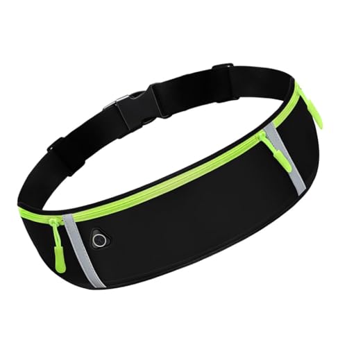 ZIBUYU® DUNNI Slim Running Belt for Men & Women, Adjustable Waist Bag Fits 30-37