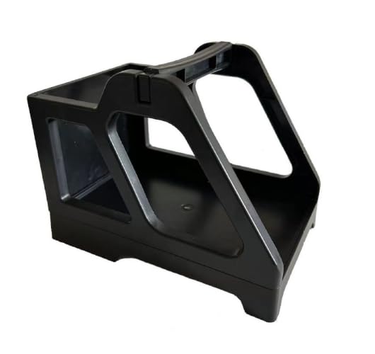 OFIFO® Label Holder for Rolls and Fan-Fold Labels, Thermal Sticker Roll Holder for Desktop Thermal Printer Shipping Supplies Industrial Paper, Black
