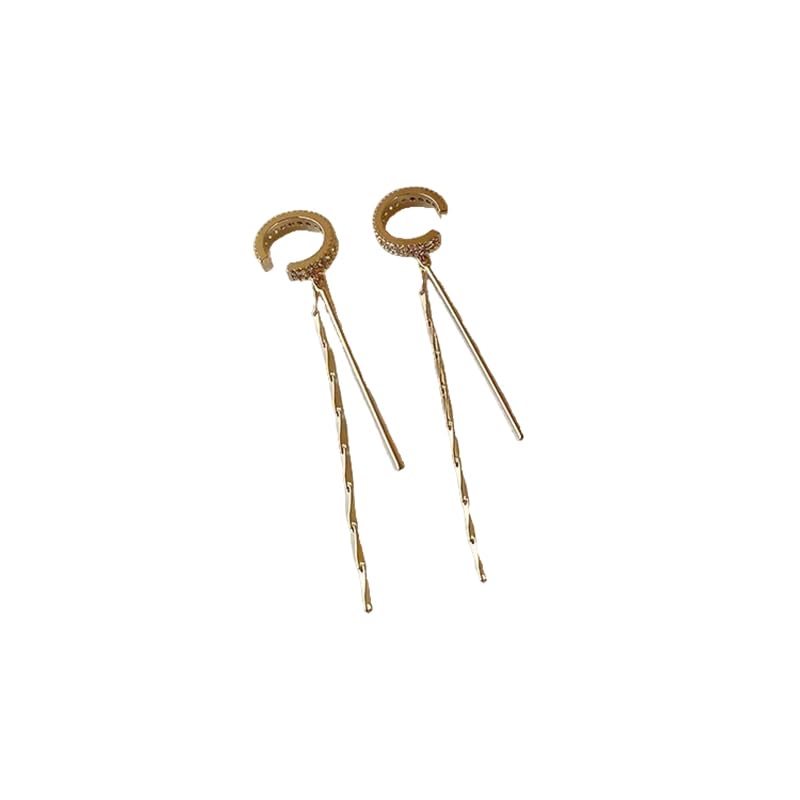 ZIBUYU® Ear Cuff Strip Tassel Drop Earrings