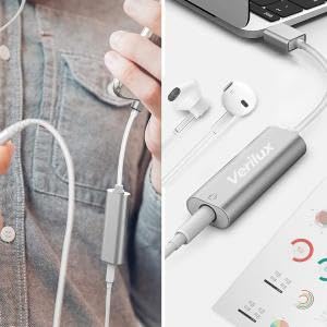 Verilux USB Sound Card for PC and Laptop with Virtual 7.1 Channel Audio DSP | Plug and Play