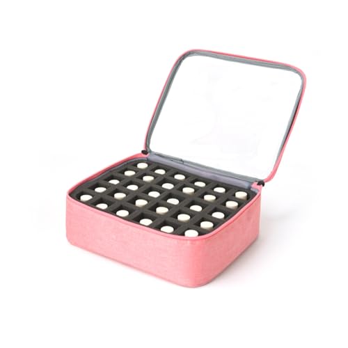 MAYCREATE® Small Clear Nail Polish Organizer Holds 30 bottles