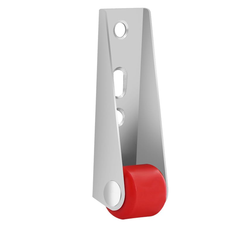 Serplex® Rigid Caster for Heavy Door Robust Metal Caster Silent Screw Fixed Caster 2.68 inches Long Heavy-Duty Casters, Pack of 4