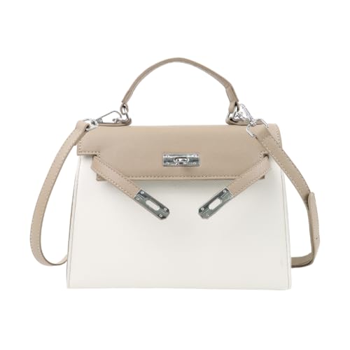 PALAY® Leather Hand Bag for Women Fashion PU Leather Small Tote Bags Shoulder Crossbody Bag, Detachable Shoulder Strap Dainty Hand Bags Mother' Day Gift