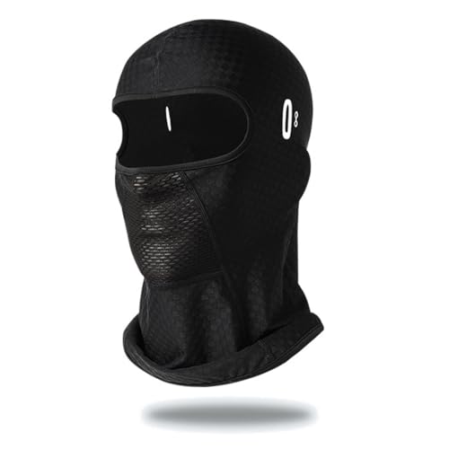 Proberos® Balaclava Face Mask Sun UV Protection Breathable Full Head Mask for Men Women Skiing Cycling Black