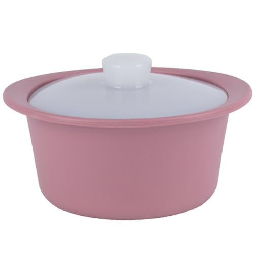 HASTHIP® Silicone Microwave Steamer, Baby Food Maker Bowl with Lid, Egg and Vegetable Steam Cooker, Cooking Pot, Dishwasher Safe