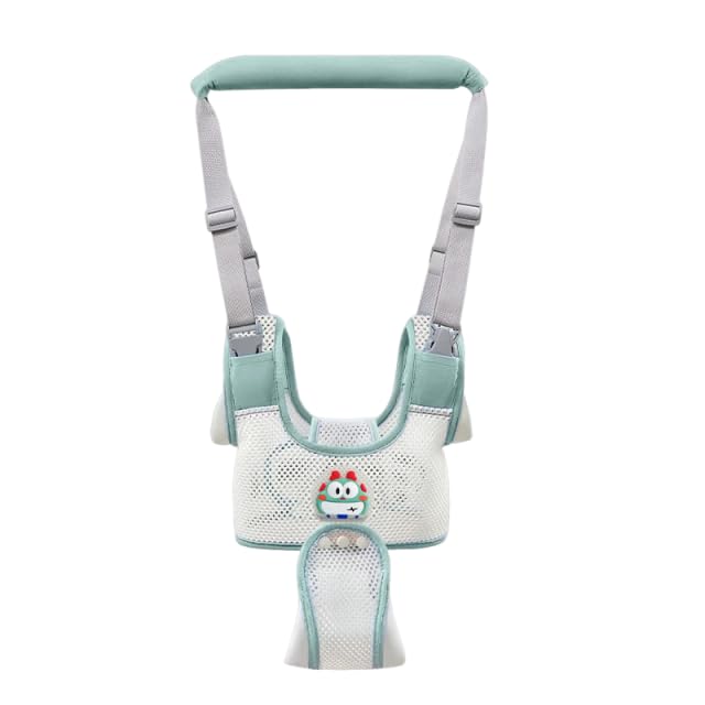 SNOWIE SOFT® Baby Walking Harness-Adjustable Toddler Walking Aids Belt, Handheld Kids Walker Helper Assistant Belt-Green
