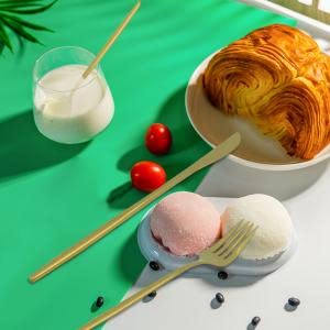 HASTHIP Travel Cutlery Set for Office School Picnic with 4pcs Case & 410 Stainless Steel Utensils