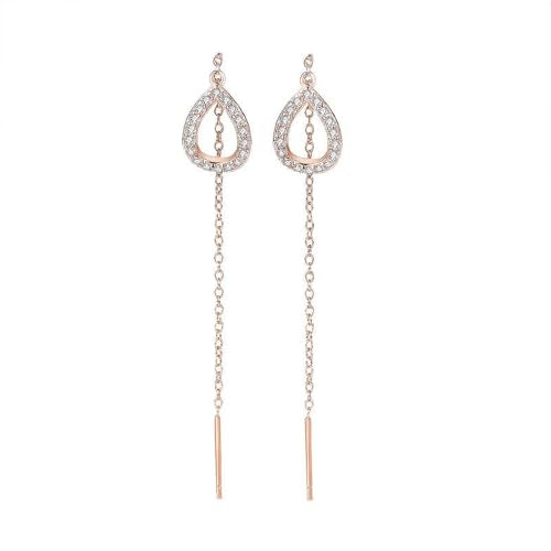 ZIBUYU® Teardrop Threader Earrings Dangle for Women