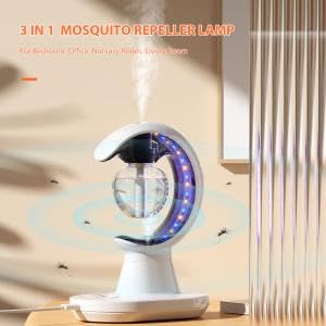 HANNEA Mosquito Repeller Lamp for Bedroom and Office featuring Humidifier and Night Light