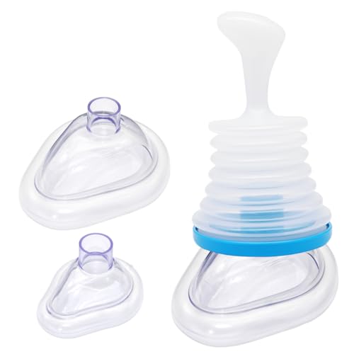 HANNEA® Choking Rescue Device, Anti Choking Device for Kids and Adults, Portable Emergency Airway Suction Device for Home & Travel, Blue