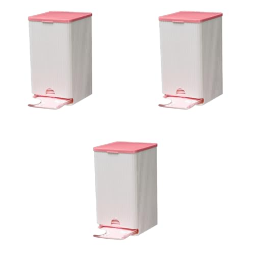 HASTHIP® Sanitary Pads Dispenser for 25-30 Pads Wall Mounted Box Napkin Holder Dustproof Waterproof Bathroom Organizer 11.5cm x 19.5cm 3 PCS